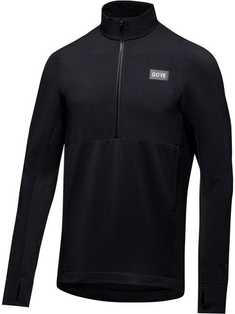 GORE Trail KPR Hybrid 1/2-Zip Jersey - Black, Men's, Medium-0