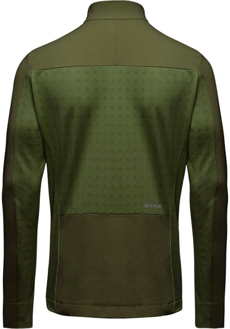 GORE Trail KPR Hybrid 1/2-Zip Jersey - Utility Green, Men's, Large-1