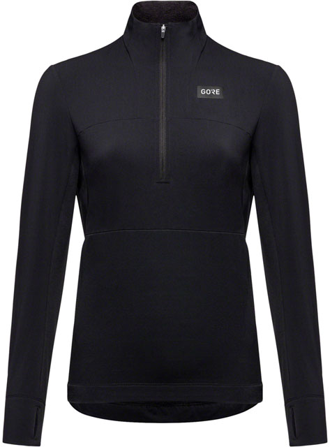 GORE Trail KPR Hybrid 1/2-Zip Jersey - Black, Women's, Small-0