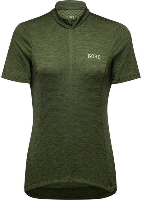 GORE C3 Jersey - Utility Green, Women's, Small, 4-6-0