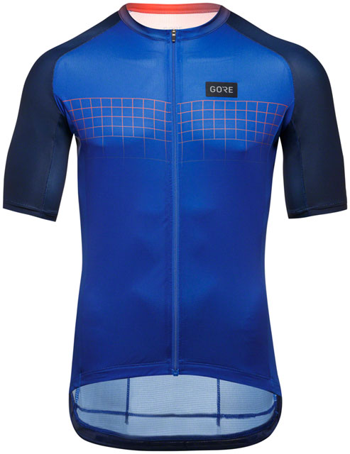 GORE Grid Fade Jersey 2.0 - Blue/Fire, Men's, Large-0