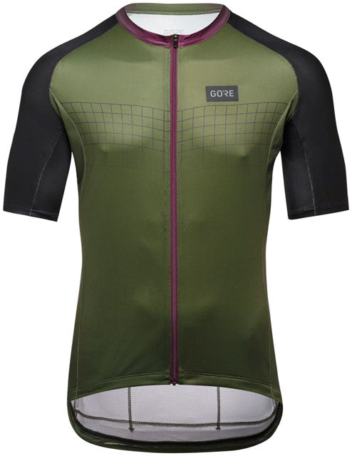 GORE Grid Fade Jersey 2.0 - Green/Purple, Men's, Large-0