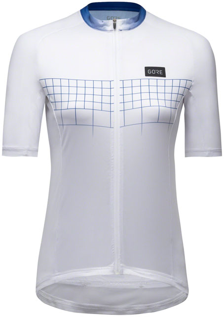 GORE Grid Fade Jersey 2.0 - White/Blue, Women's, X-Small-0