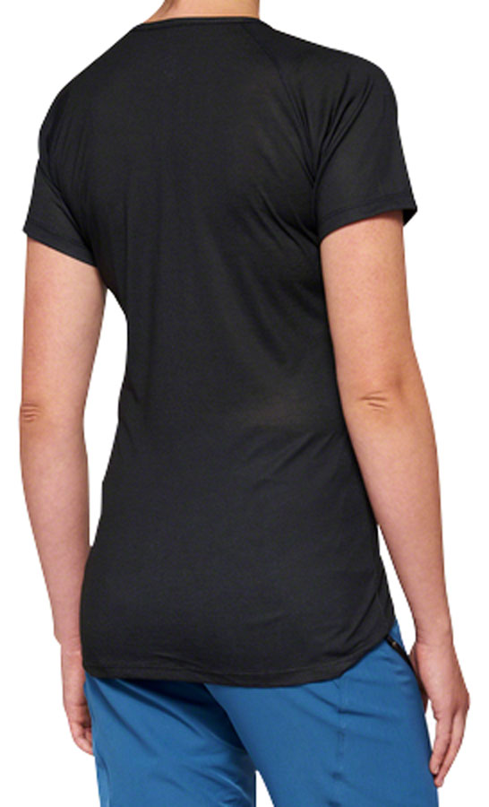 100% Airmatic Jersey - Black, Short Sleeve, Women's, X-Large