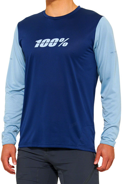 100% Ridecamp Jersey - Navy/Slate Blue, X-Large-0