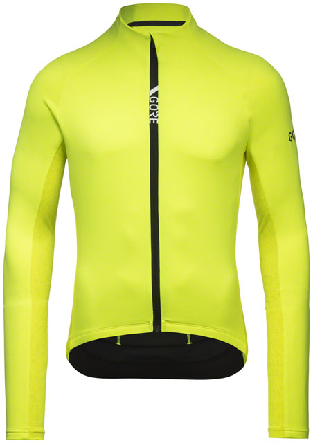 GORE C5 Thermo Jersey - Yellow/Utility Green, Men's, Medium-0