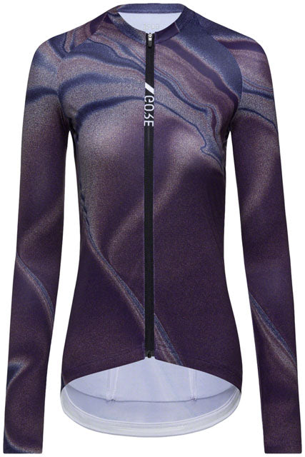 GORE Torrent Jersey - Long Sleeve, Process Purple/Ultramarine, Women's, Large/12-14-0