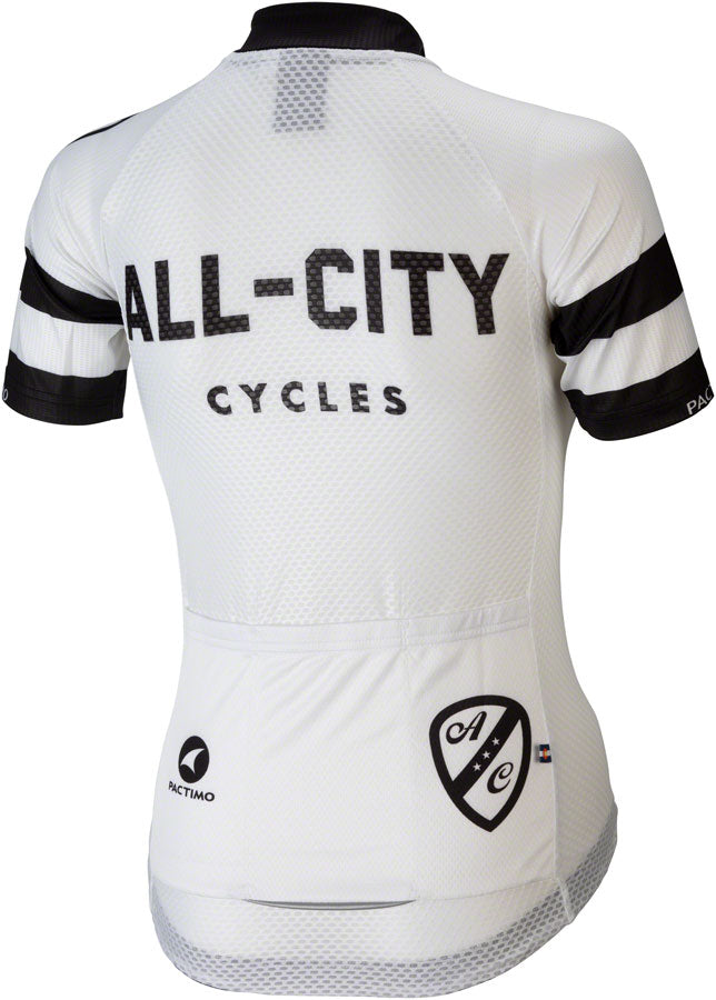 All-City Classic Jersey - White/Black, Short Sleeve, Women's, X-Small