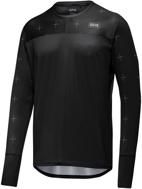 GORE Trail KPR Daily Jersey - Long Sleeve, Black, Men's, Large-1