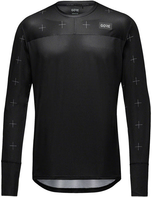 GORE Trail KPR Daily Jersey - Long Sleeve, Black, Men's, X-Large