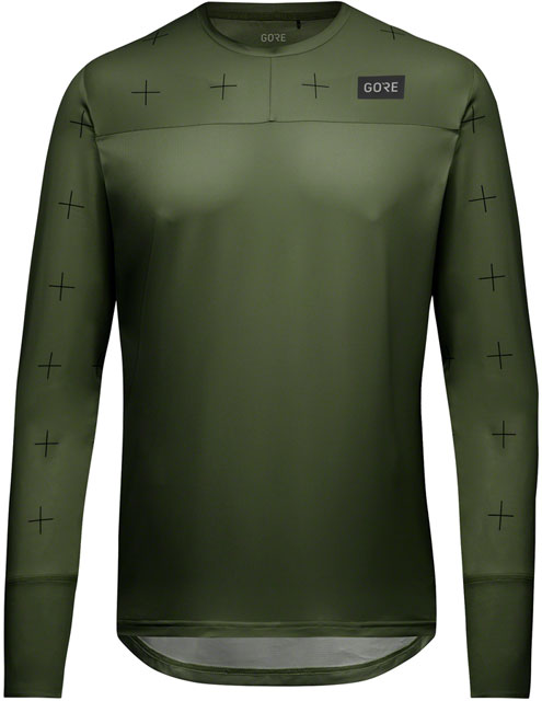 GORE Trail KPR Daily Jersey - Long Sleeve, Utility Green, Men's, Medium-0