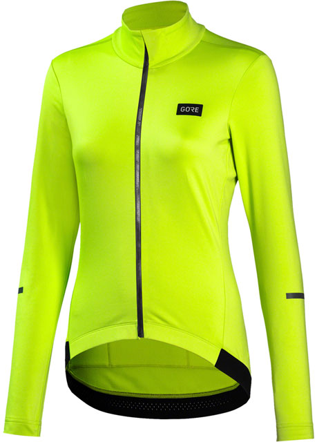 Gore Progress Thermo Jersey - Neon Yellow, Womens,  X-Small/0-2-0