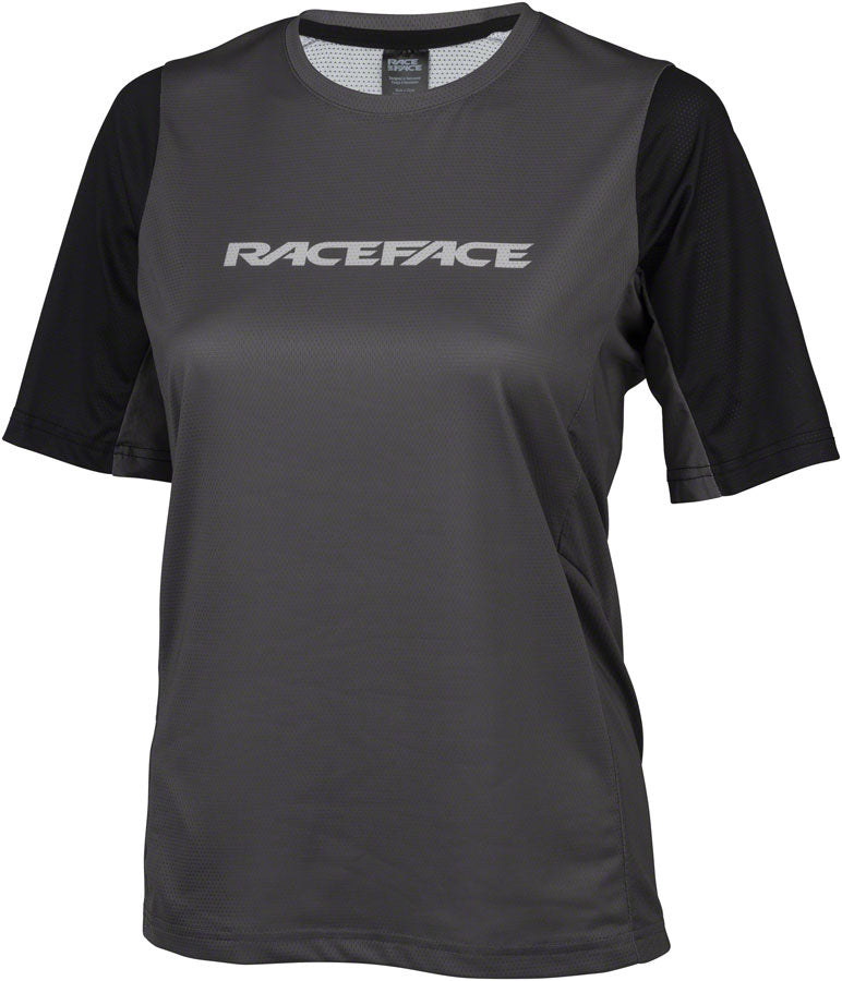 RaceFace Indy Jersey - Short Sleeve, Women's, Charcoal, Medium