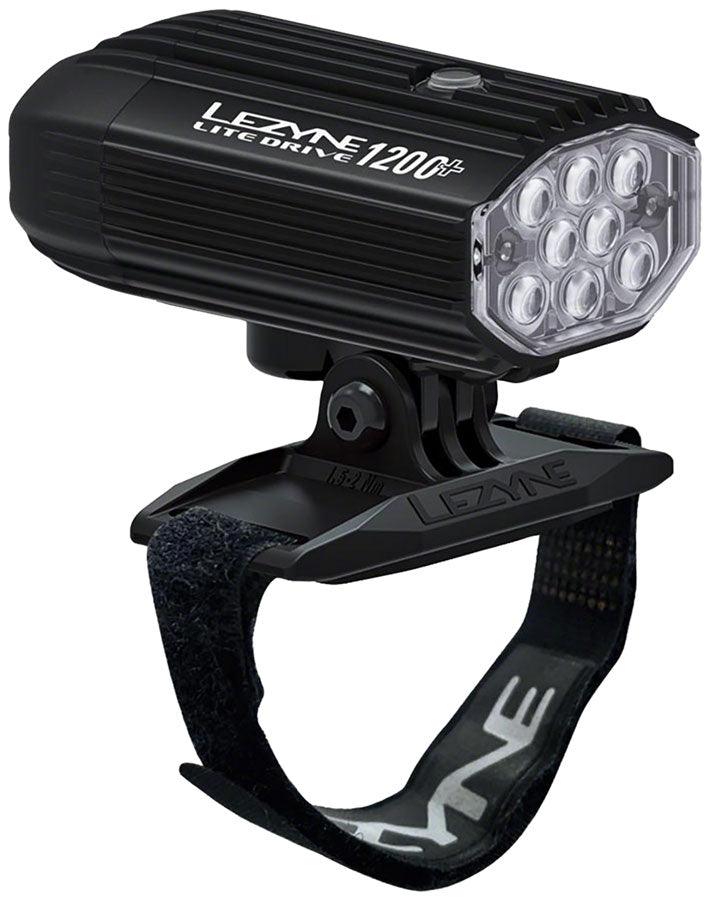 Lezyne Helmet Lite Drive 1200+ Helmet Mount Headlight - Black