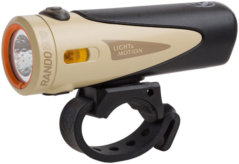 Light and Motion Rando 500 Headlight - 500 Lumens, Handlebar Mount, Black/Silver