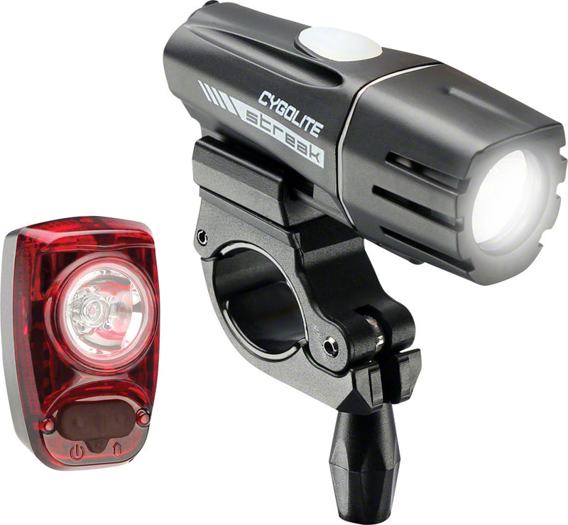 Cygolite Streak 450 Headlight and Hotshot SL 50 Taillight Set