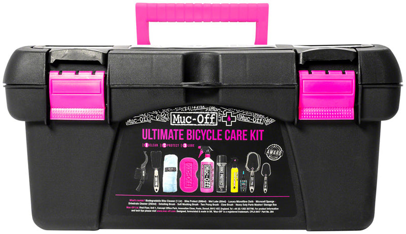 Muc-Off Ultimate Bicycle Cleaning Kit: Toolbox with 10 Pieces