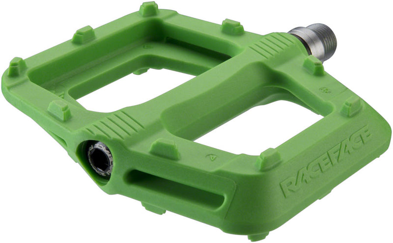 RaceFace Ride Pedals - Platform, Composite, 9/16", Green