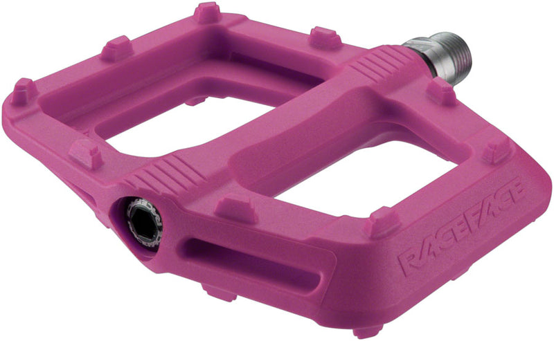 RaceFace Ride Pedals - Platform, Composite, 9/16", Magenta