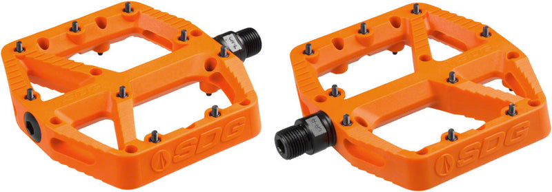 SDG Comp Pedals - Platform, Composite , 9/16" , Orange