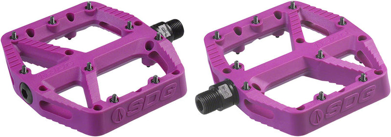 SDG Comp Pedals - Platform, Composite , 9/16" , Purple