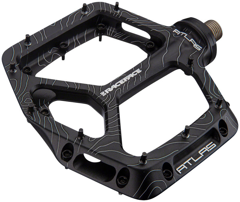 RaceFace Atlas Pedals - Platform, Aluminum, 9/16", Black