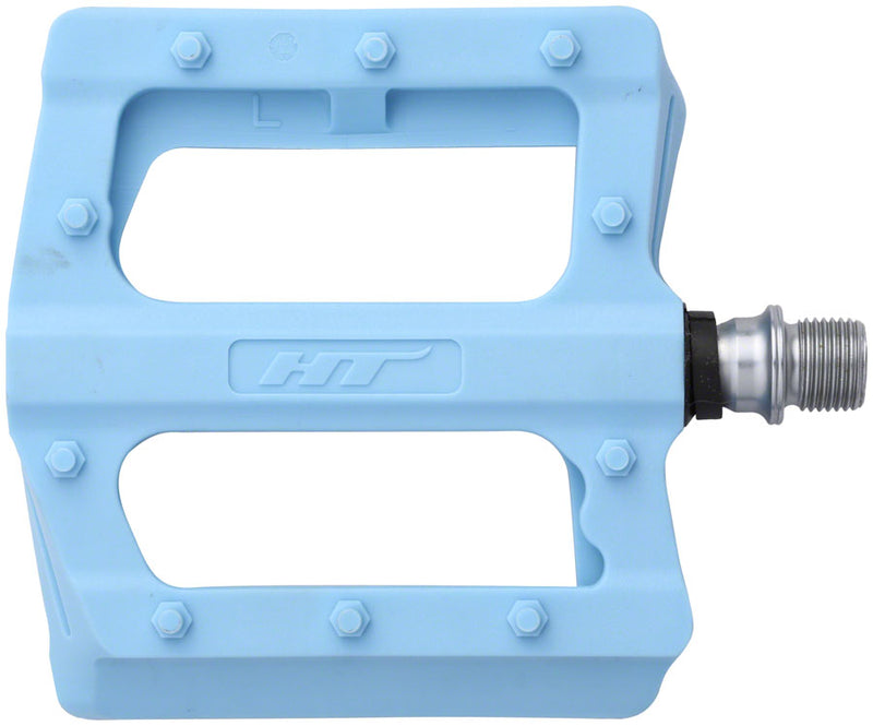 HT Components PA12 Pedals - Platform Composite 9/16" Sky Blue