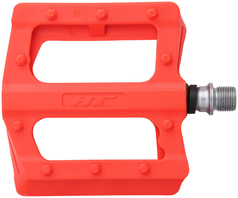 HT Components PA12 Pedals - Platform Composite 9/16" Orange