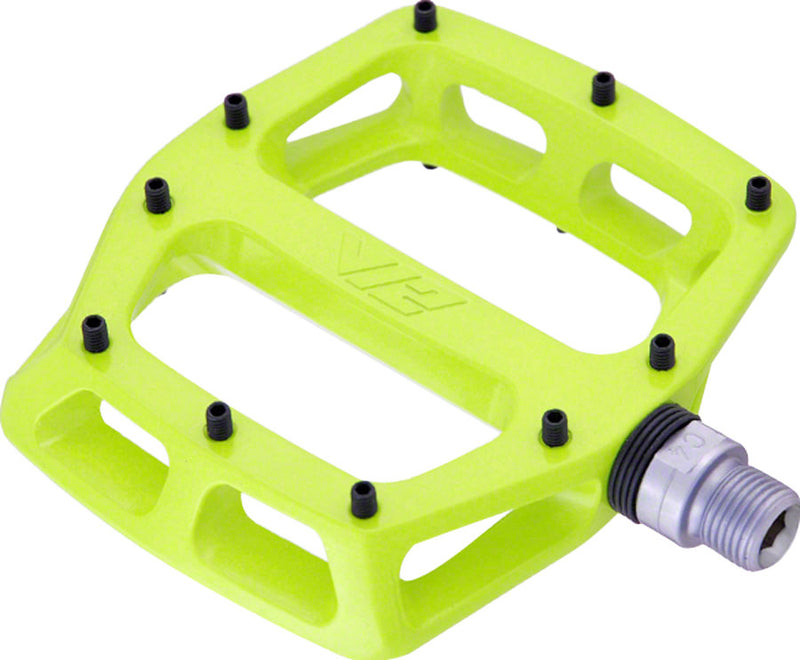 DMR V12 Pedals - Platform, Aluminum, 9/16", Lemon Lime