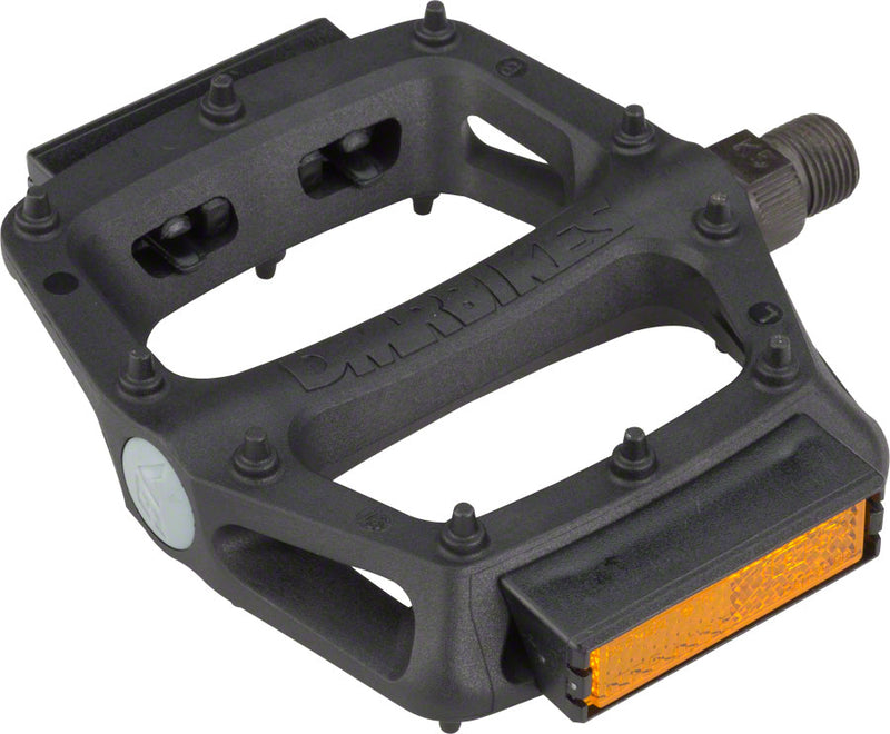 DMR V6 Pedals - Platform, Plastic, 9/16", Black with Reflectors