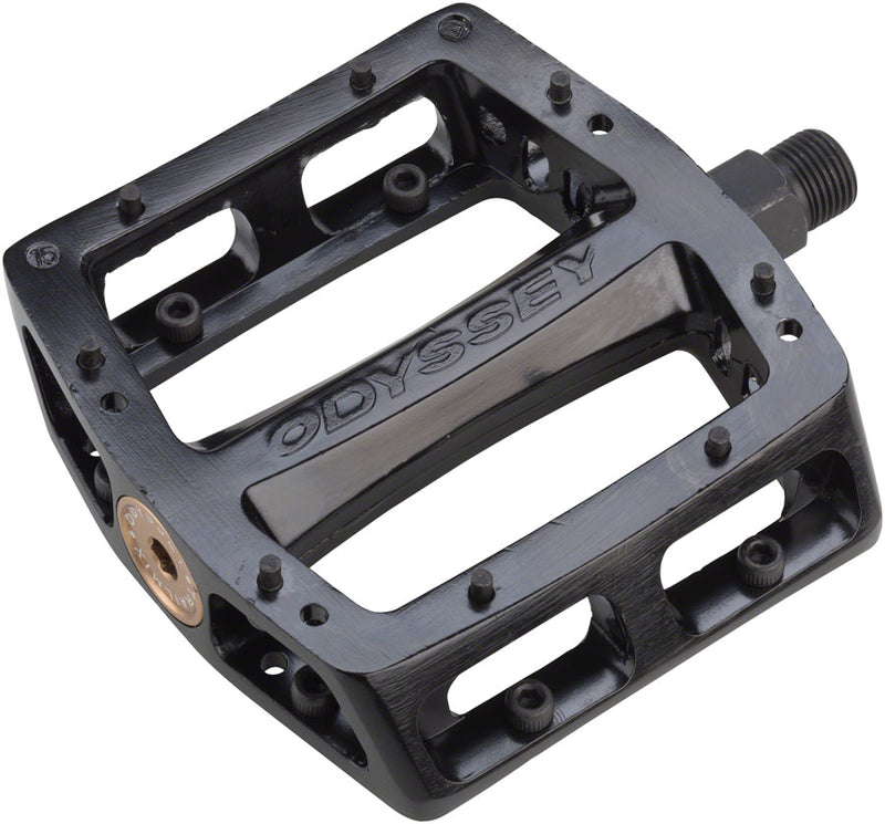 Odyssey Trailmix Pedals - Platform, Aluminum, 9/16", Black