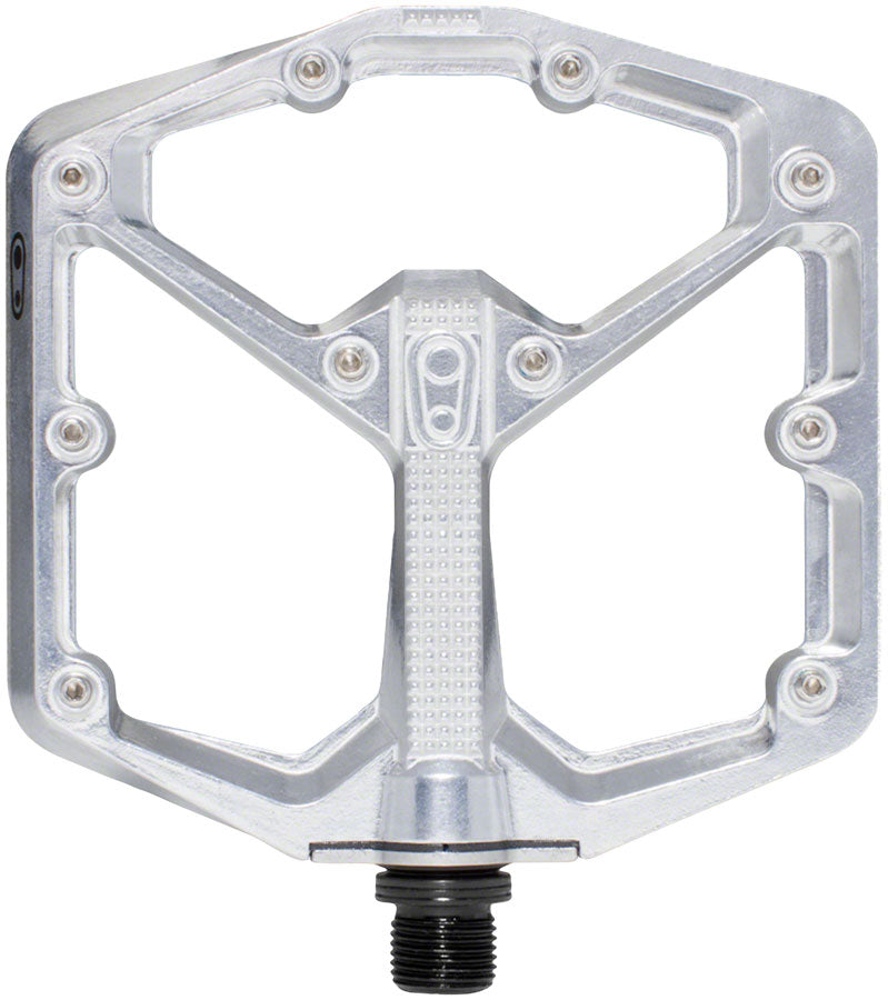 Crank Brothers Stamp 7 Pedals - Platform, Aluminum, 9/16", High Polish Silver, Large