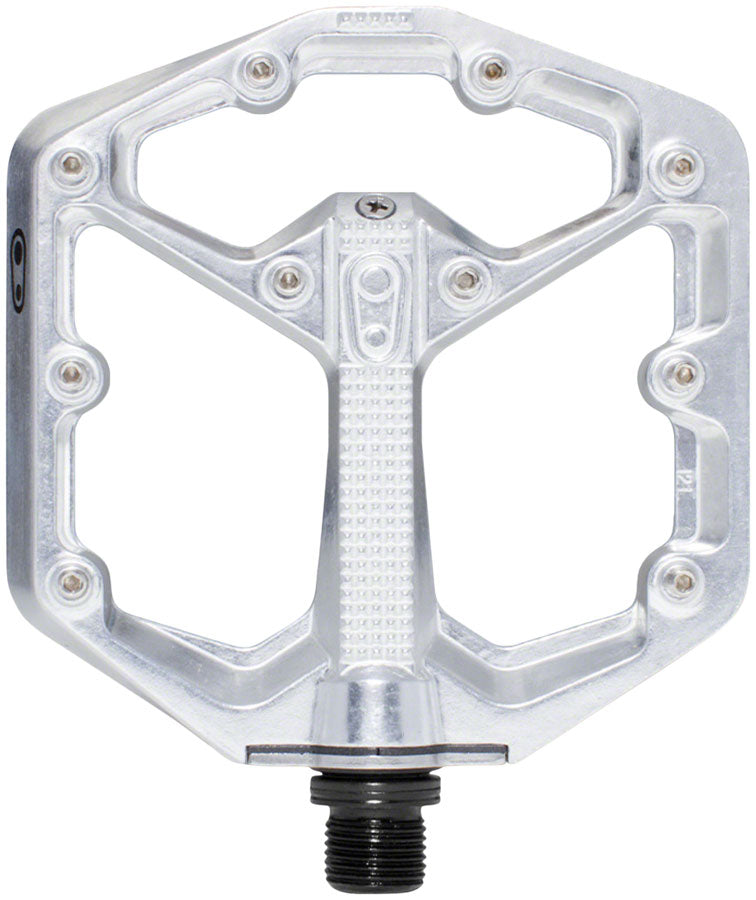 Crank Brothers Stamp 7 Pedals - Platform, Aluminum, 9/16", High Polish Silver, Small