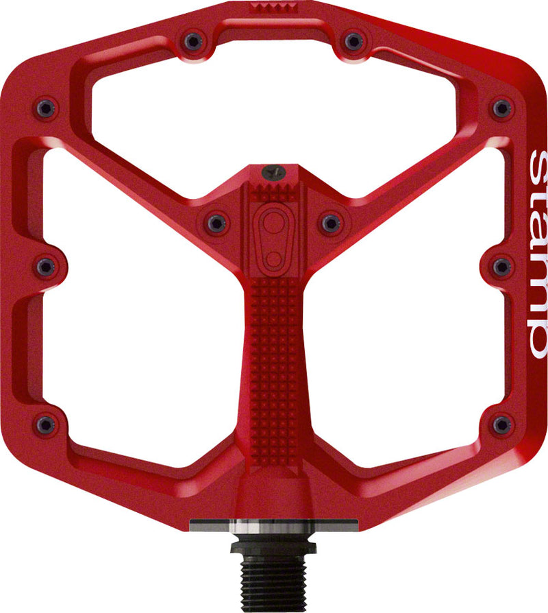 Crank Brothers Stamp 7 Pedals - Platform, Aluminum, 9/16", Red, Large