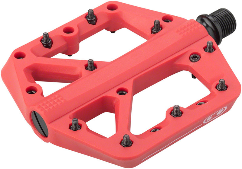 Crank Brothers Stamp 1 Pedals - Platform, Composite, 9/16", Red, Large