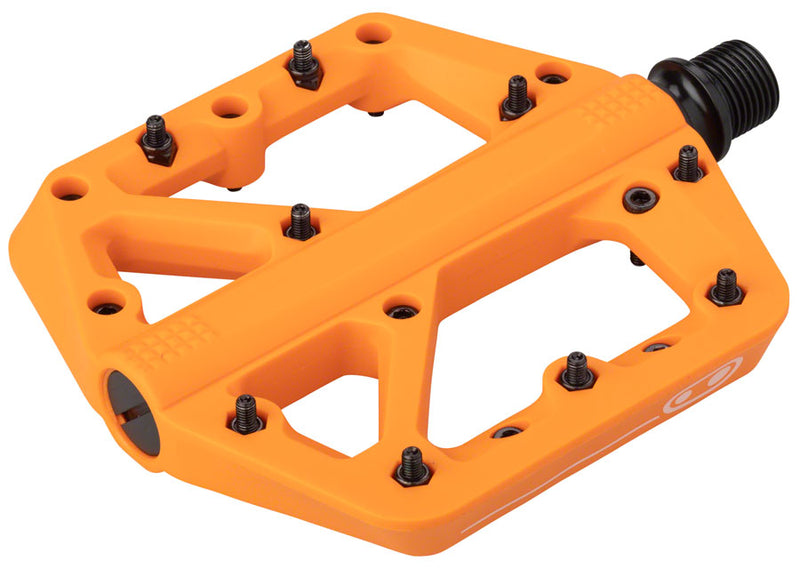 Crank Brothers Stamp 1 Pedals - Platform, Composite, 9/16", Orange, Large