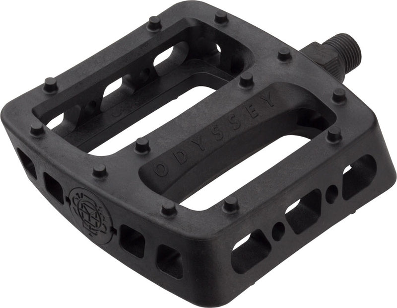 Odyssey Twisted Pro PC Pedals - Platform, Composite/Plastic, 9/16", Black