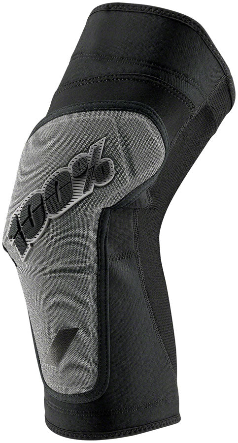 100% Ridecamp Knee Guards - Black/Gray, Medium