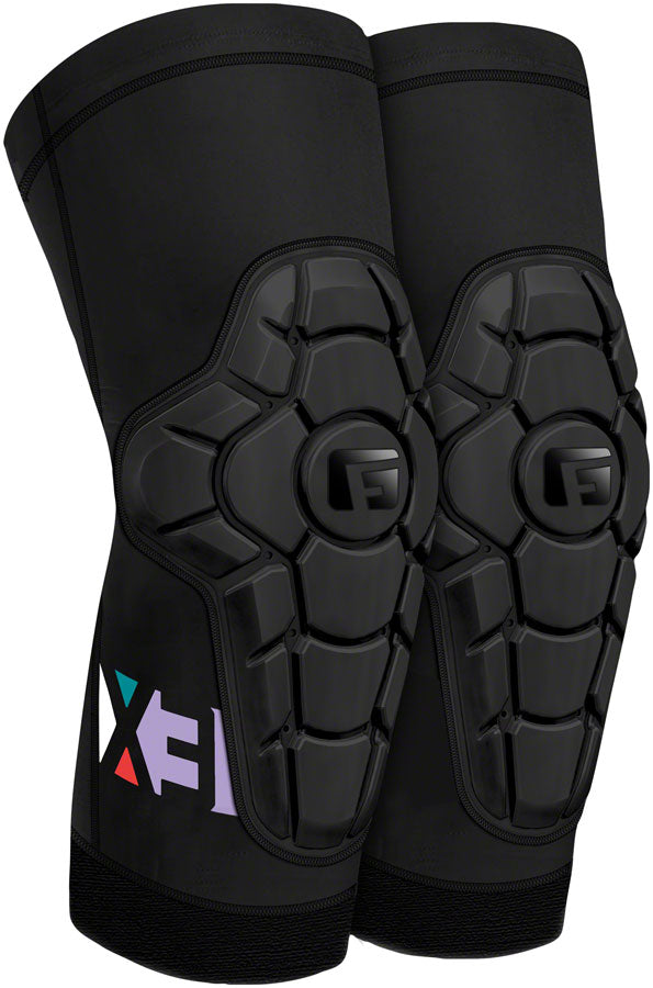 G-Form Pro-X3 Youth Knee Guards - Black/White, Large/X-Large