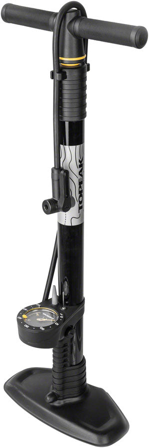 Topeak JoeBlow Mountain X Floor Pump, Black/Silver