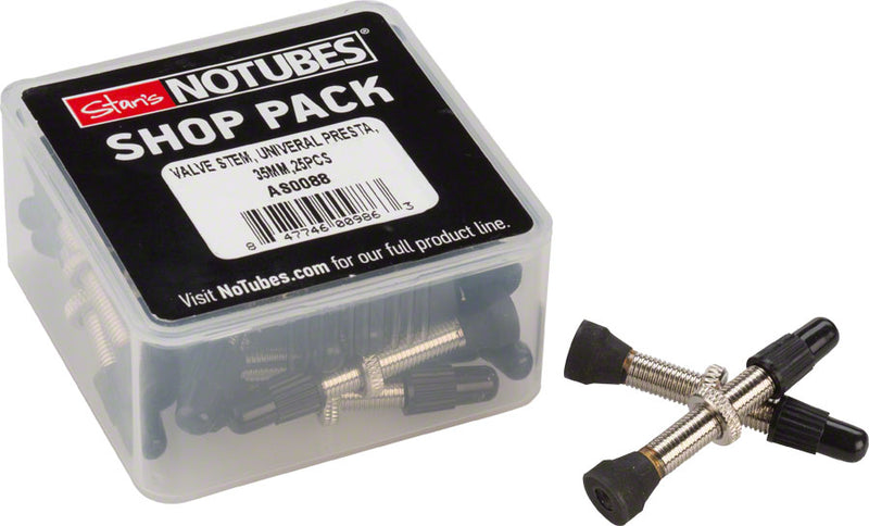 Stan's NoTubes Brass Valve Stems - 35mm, 25-pack