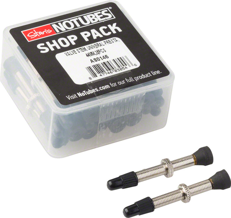 Stan's NoTubes Brass Valve Stems - 44mm, 25-pack