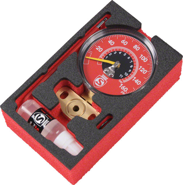 Silca Super Pista Ultimate Gauge - 160psi, Red-0