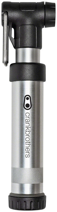 Crank Brothers Gem Mini Pump - 100psi, Silver