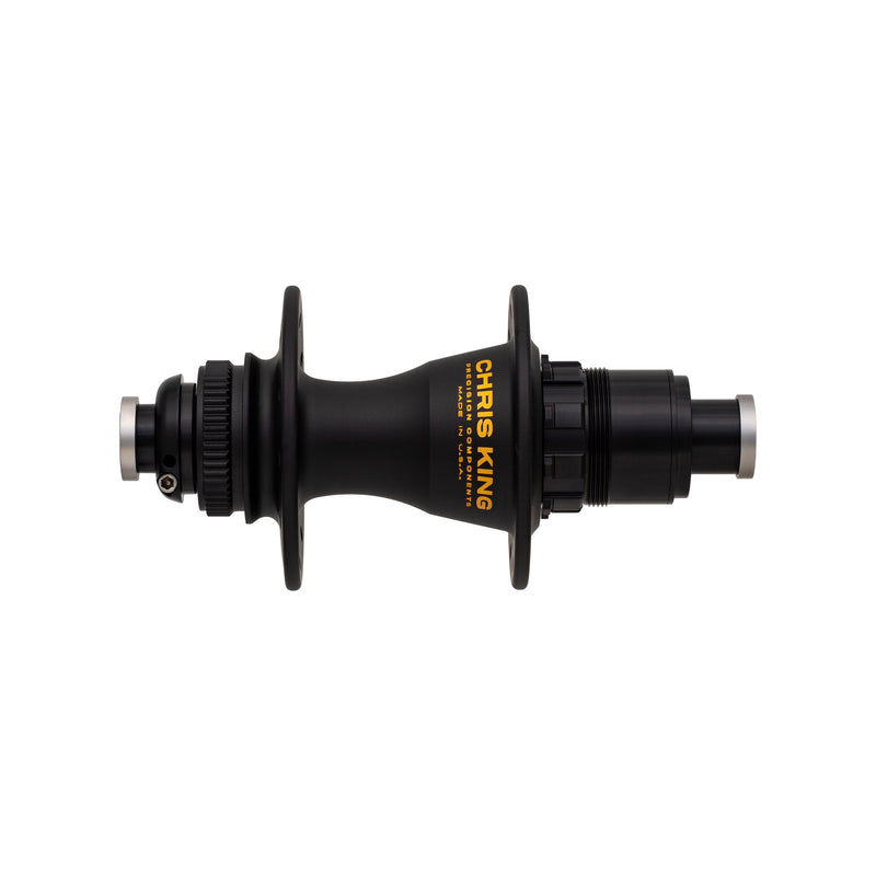 Chris King R45D Rear Hub - 12 x 142mm, Center-Lock, XDR, Black/Gold, 24H