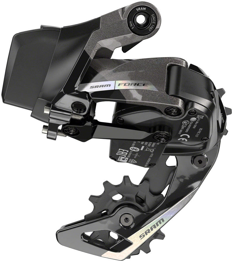 SRAM Force AXS eTap Rear Derailleur - 12-Speed, Medium Cage, 36t Max, (Battery Not Included), Iridescent Gray, D2