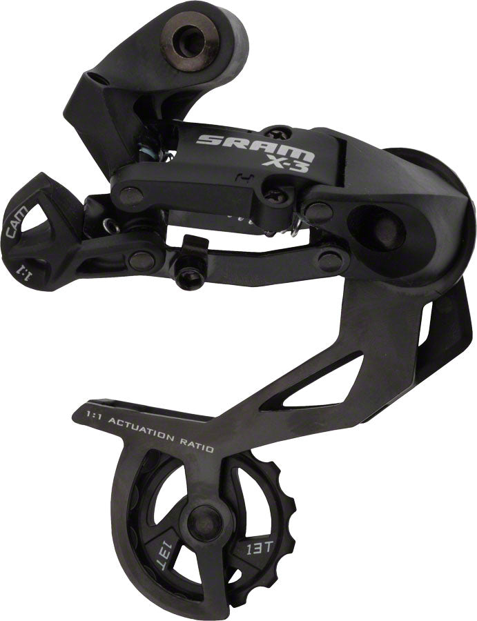 SRAM X3 Rear Derailleur - 789 Speed Long Cage Black