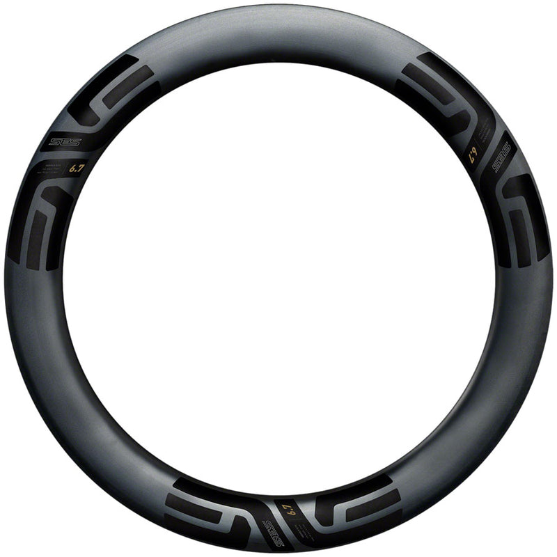 ENVE Composites SES 6.7 Rear Rim - 700, Disc, 24H, Black