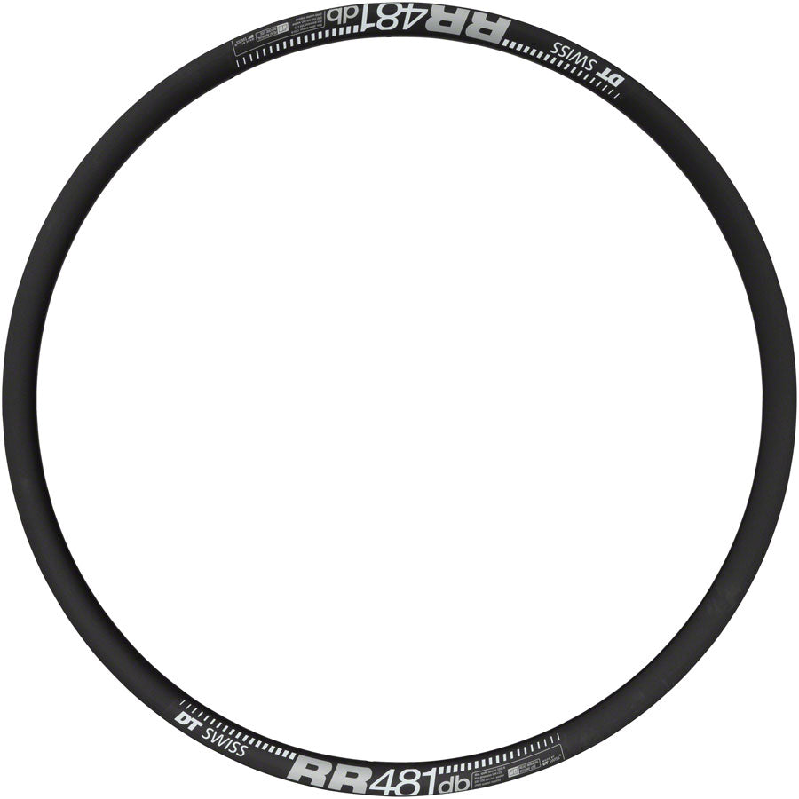 DT Swiss RR 481 Rim - 700, Disc, Black, 32H