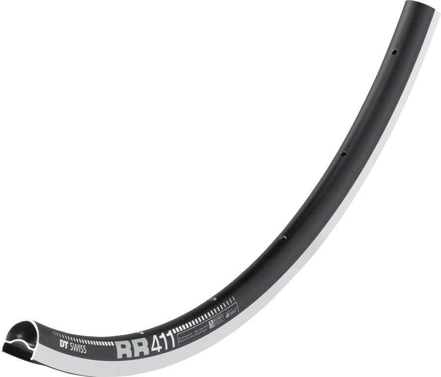 DT Swiss RR 411 Rim - 700, Rim, Black, 20H